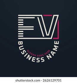 Letter FV Premium Logo Design, FV Modern Business Logo Design