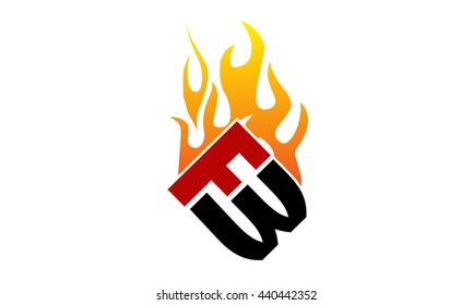 Letter FW Fire 