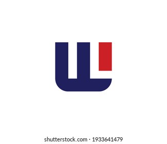 plantilla vectorial de diseño de logotipo de letra fw y wf