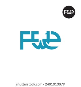 Diseño de logotipo de monograma FW2