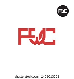 Diseño de logotipo de monograma FWC