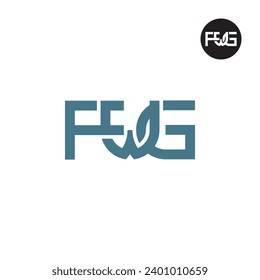 Letter FWG Monogram Logo Design