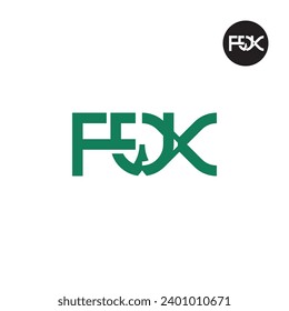 Letter FWX Monogram Logo Design
