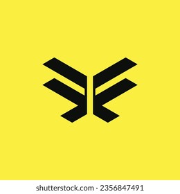 Logo des Buchstaben FX oder XF