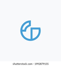 letter g abstract logo icon vector design template