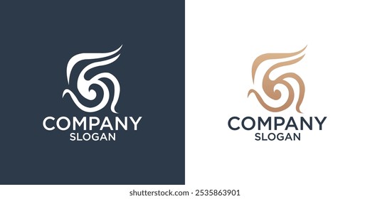 letter g abstract monogram logo design vector