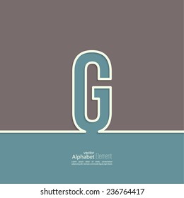 The letter G of the alphabet.
