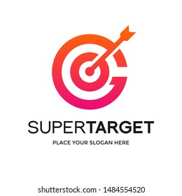 Letter G or alphabet with arrow vector logo. Suitable for marketing and business.