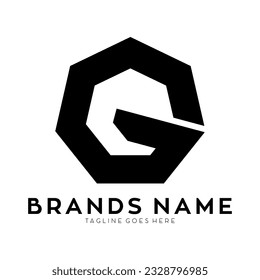 Letter G alphabet creative vector logo