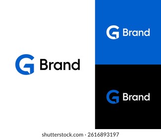 Letter G Arrow Modern Minimalist For Success Business Brand Vector Logo Design Illustration