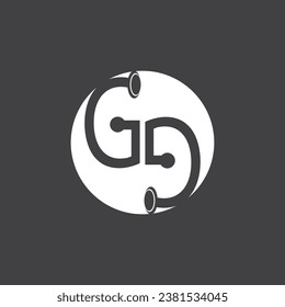 Letter G Art Icon And Symbol Template
