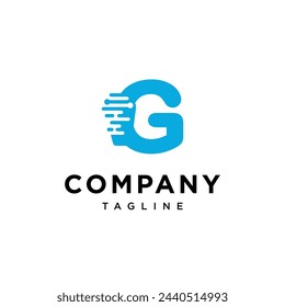 Buchstabe G Künstliche Intelligenz Techno Logo Symbol Vektor-Vorlage.eps