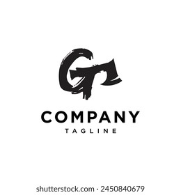 Letter G Axe Logo icon vector template.eps