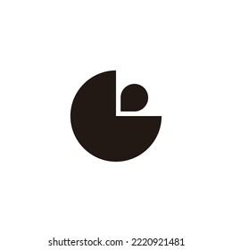 Letter G balloon geometric symbol simple logo vector