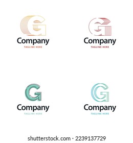 Letter G Big Logo Pack Design Creative Modern logos design for your business