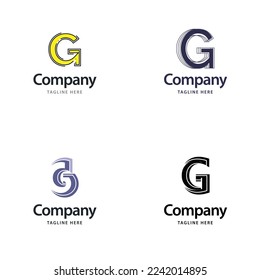 Letter G Big Logo Pack Design Creative Modern logos design for your business