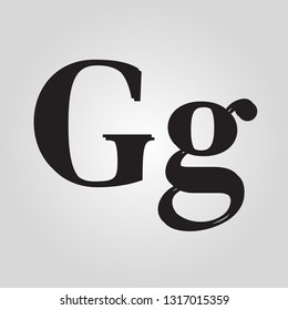 letter G black