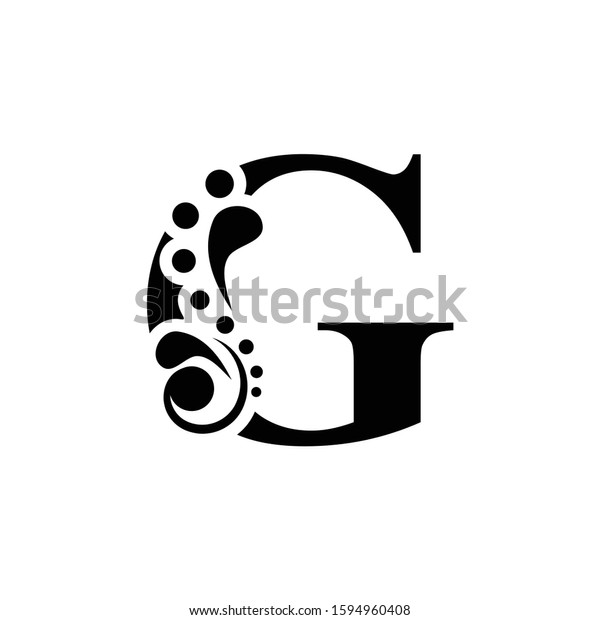 letter-g-black-flower-letter-beautiful-stock-vector-royalty-free-1594960408