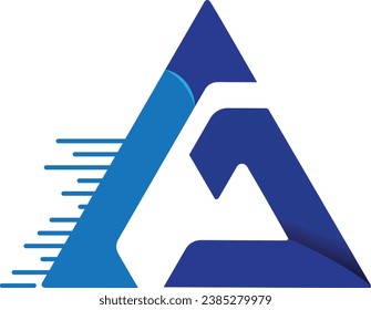 Letter G blue and sky blue tech vector logo design