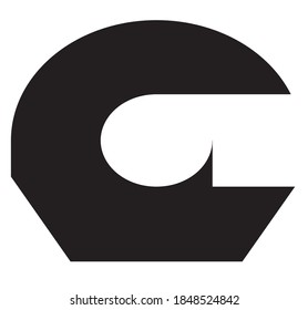 
letra g + vector del logotipo de barco adecuado para las compañías de cruceros
