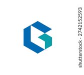 Letter G Box Arrow Logo 