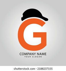 Letter g cap logo design template image