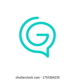 Letter G Chat Logo Icon