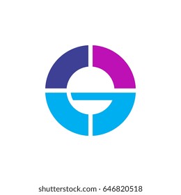letter g with circle logo