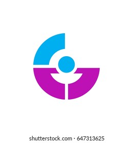 letter g with circle logo