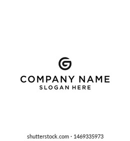 letter g circle logo design vector illustration template
