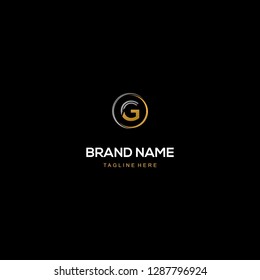 Letter G Circle Monogram Abstract Creative Business Modern Logo