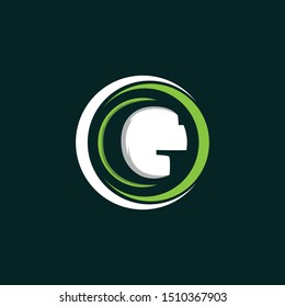  Letter G Circular Creative Abstract Modern Logo