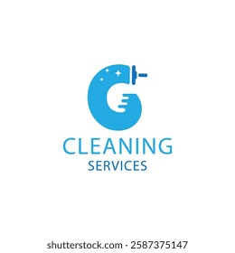 Letter G Cleaning Service Logo Design