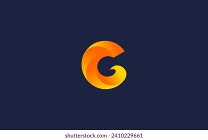 letter g colorful logo icon design vector design template inspiration