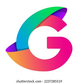 Letter G colorful vector logo design element