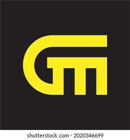 letter G combined with other letters for Logo Template vector illustration design