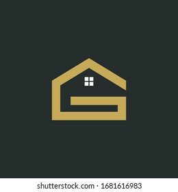 letra G, vector del logotipo de construcción y construcción.