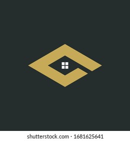 letter G, construction and building logo vector.