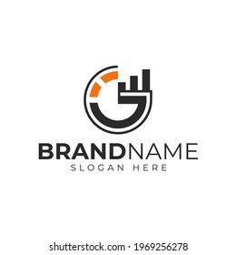 Letter G Consulting Modern Shape Logo Design Template 