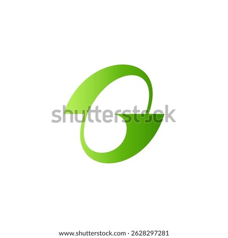 Letter G creative logo monogram growt business minimalist shape