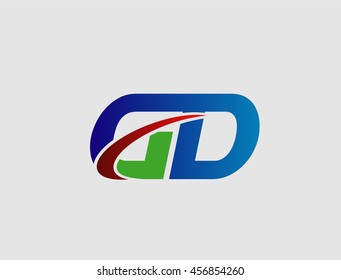 Letter G and D logo
