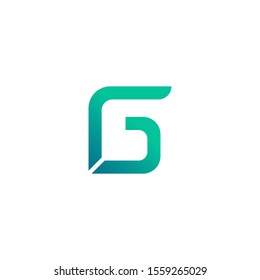 Letter G and D logo design template. Modern and simple monogram logo