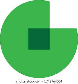 Letter G design logo vector stock