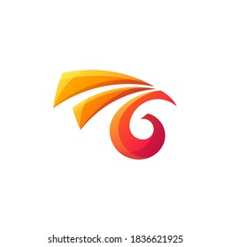 Bunter-Logo des Buchstabens G