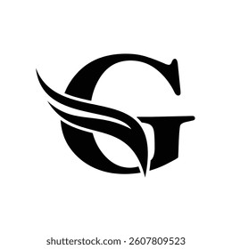 Letter G Eagle Logo Design Vector Template