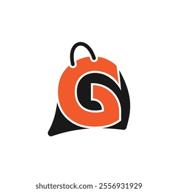 Letter G e-commerce logo design, G online shop logo, letter G bag shopping unique design, G-LETTER LOGO IDENTITY DESIGN FOR USE SHOP CART, Shopping bag logo