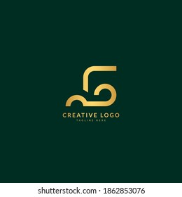 Letter G. Elegant logotype vector. Minimalist concept