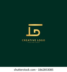 Letter G. Elegant logotype vector. Minimalist concept