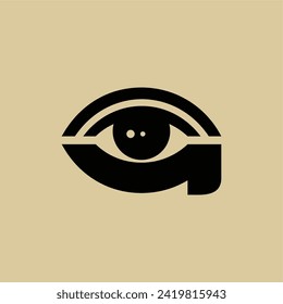 el logotipo de la letra G eye es adecuado para necesidades gráficas