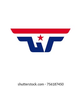 letter g and f vector logo.